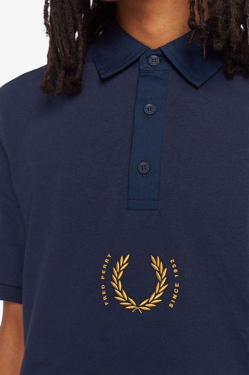 Dark Grey Fred Perry Short Sleeve Rugby Men's Shirts | PH 1527VRWD